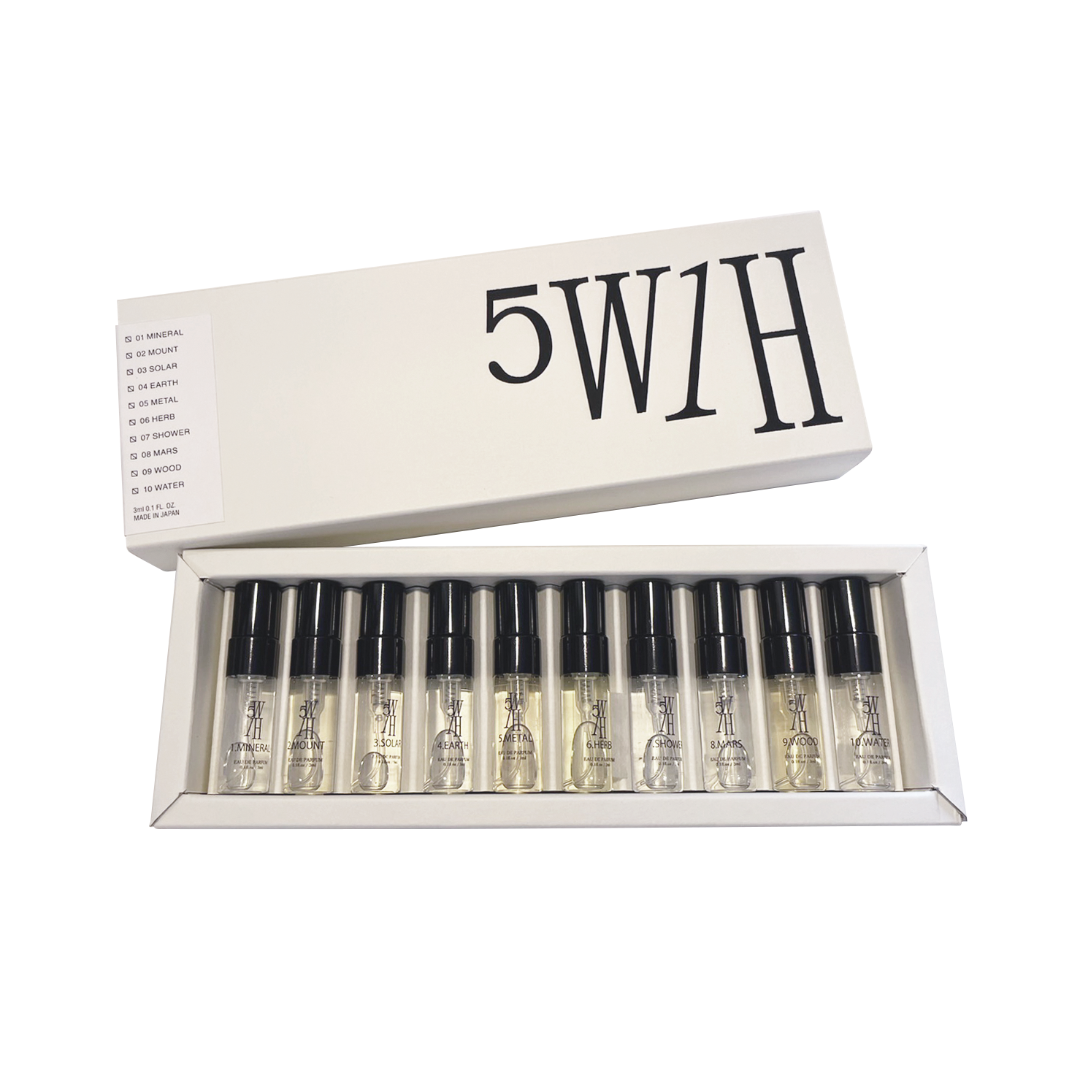 新品未使用 5W1H 香水セット 9種類 各3ml 5W1H ディスカバリーセット 5W1H DISCOVERY SET オードパルファム 3ml