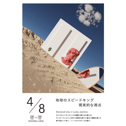 暦＋暦〈 KOYOMI＋REKI 〉 4月8日　コヨミトレキ　スペースフレグランス 10ml